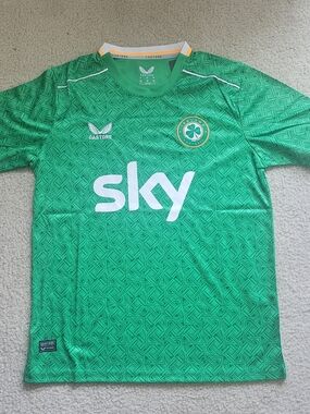 Castore Ireland  2024 Home Green Soccer Jersey Men L
